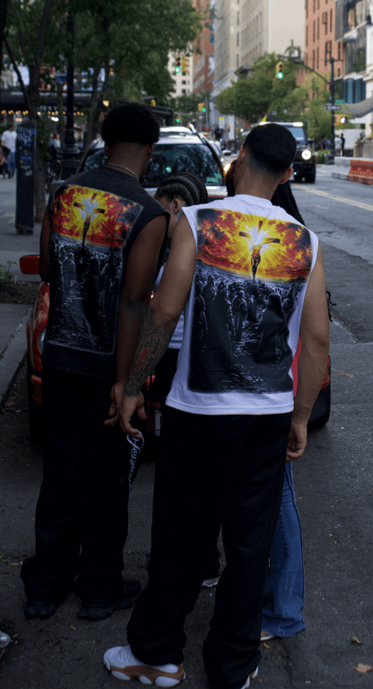 White Forgiven Sleeveless Tee
