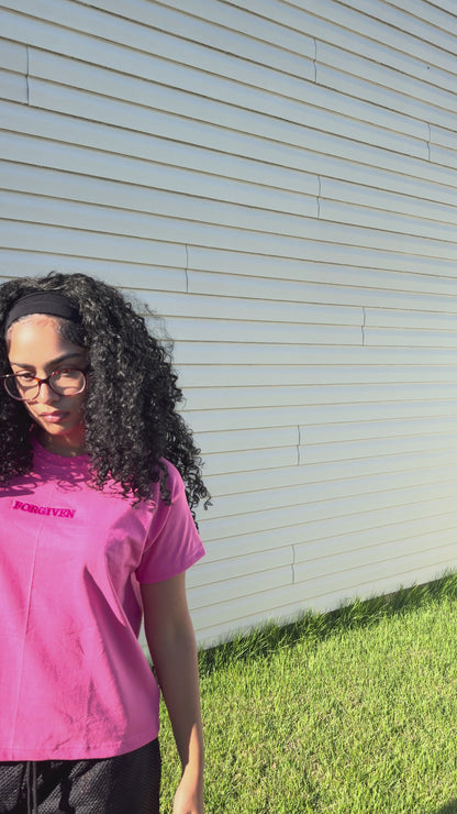Forgiven Oversized Crop Tee