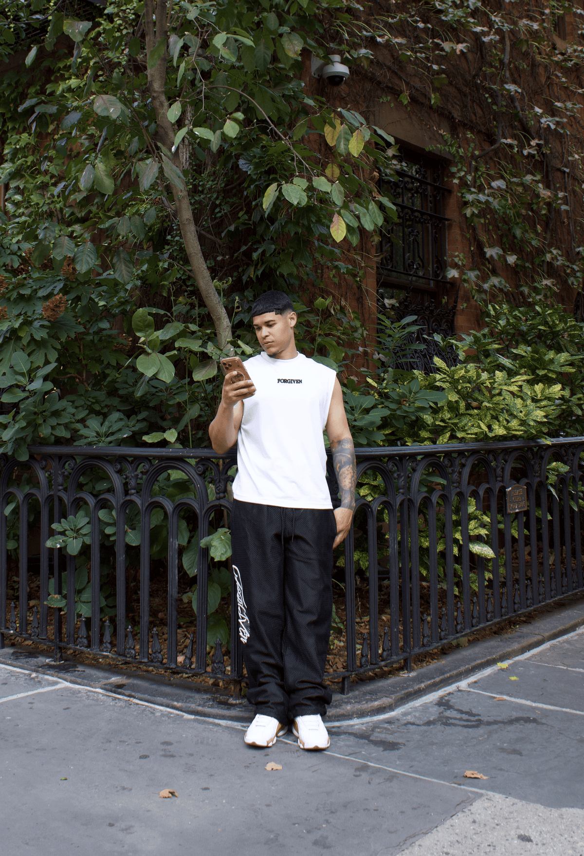 White Forgiven Sleeveless Tee